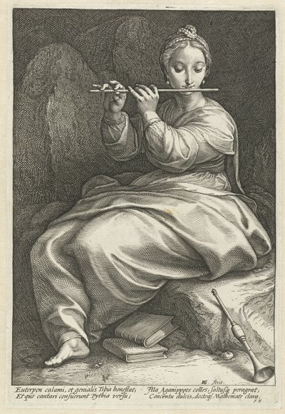 Euterpe da Hendrick Goltzius