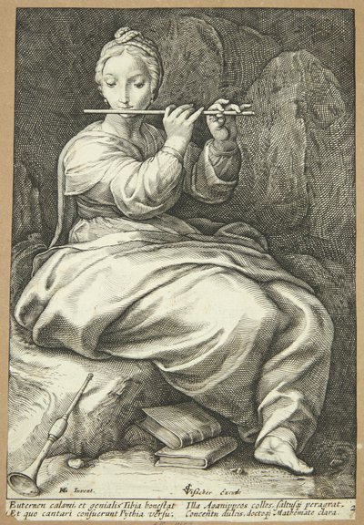 Euterpe da Hendrick Goltzius