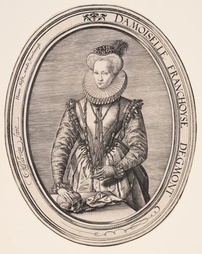 Françoise van Egmond da Hendrick Goltzius