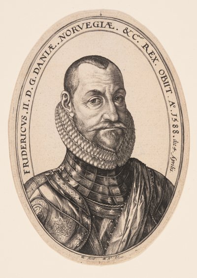 Federico II, re di Danimarca e Norvegia da Hendrick Goltzius