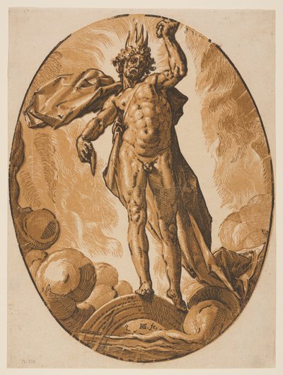 Helios, da Le divinità da Hendrick Goltzius