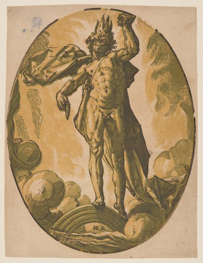 Helios, da Le divinità da Hendrick Goltzius