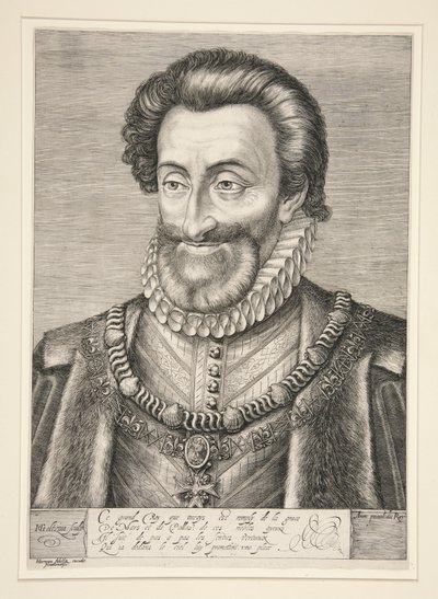 Enrico IV, re di Francia e di Navarra da Hendrick Goltzius