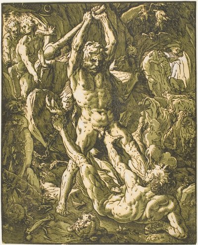 Ercole uccide Caco da Hendrick Goltzius