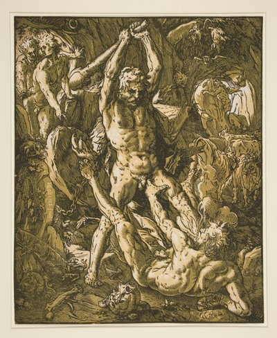 Ercole Uccide Caco da Hendrick Goltzius