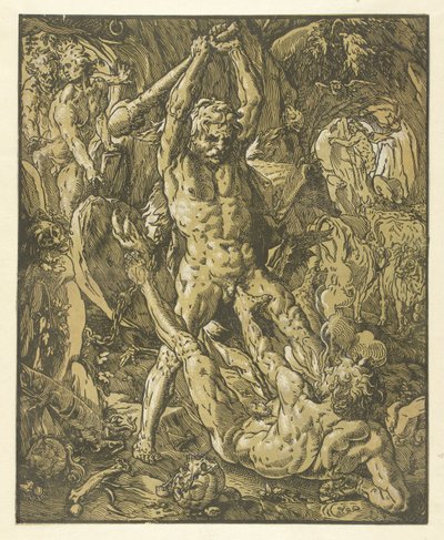 Ercole e Caco da Hendrick Goltzius
