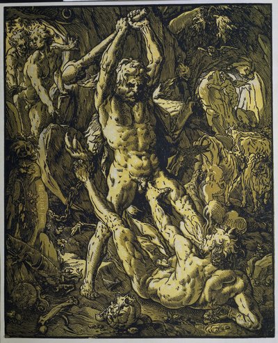 Ercole e Caco da Hendrick Goltzius