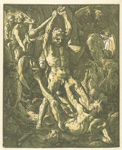 Ercole e Caco da Hendrick Goltzius