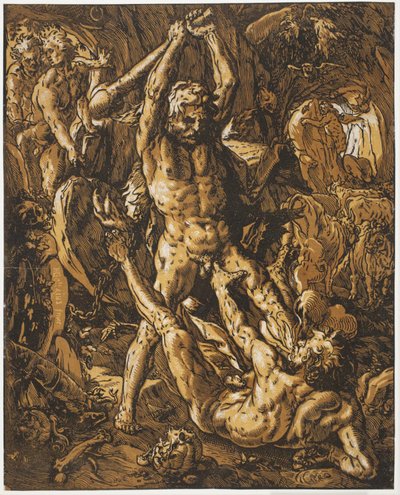 Ercole uccide Caco da Hendrick Goltzius
