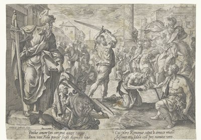 Il martirio di Paolo da Hendrick Goltzius