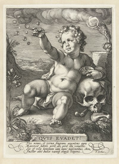 Homo bulla da Hendrick Goltzius