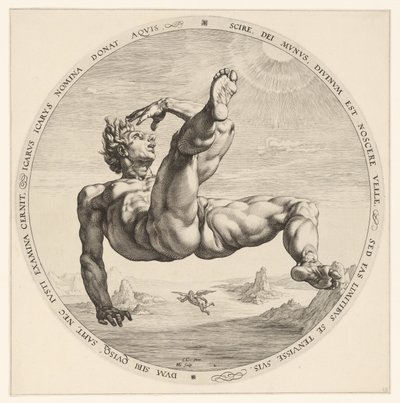 Icaro da Hendrick Goltzius