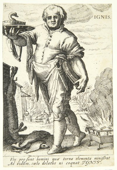 Fuoco (Ignis) da Hendrick Goltzius