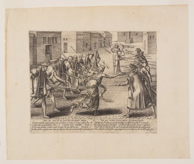 Contenzioso imperfetto, da Litis Abusus (Gli abusi della legge) da Hendrick Goltzius