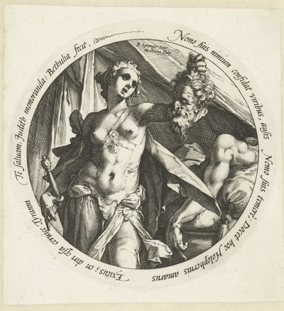 Giuditta con la testa di Oloferne da Hendrick Goltzius