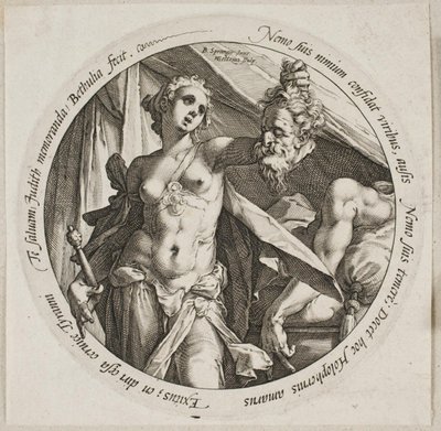 Giuditta con la testa di Oloferne da Hendrick Goltzius