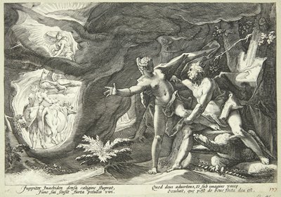 Giove e Io da Hendrick Goltzius