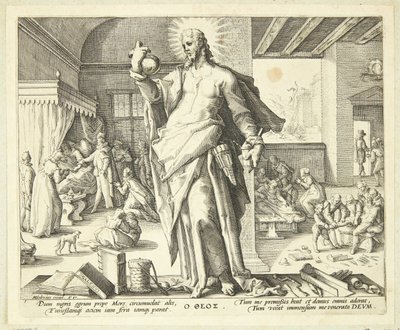 Il medico come dio da Hendrick Goltzius