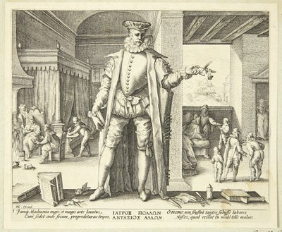 Il medico come uomo da Hendrick Goltzius