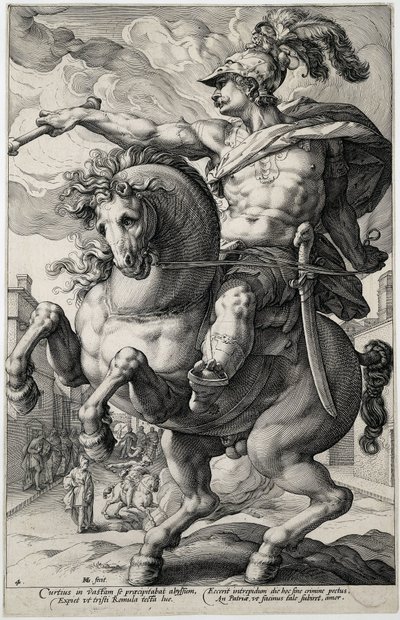 Marco Curzio da Hendrick Goltzius