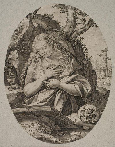 Maria Maddalena da Hendrick Goltzius