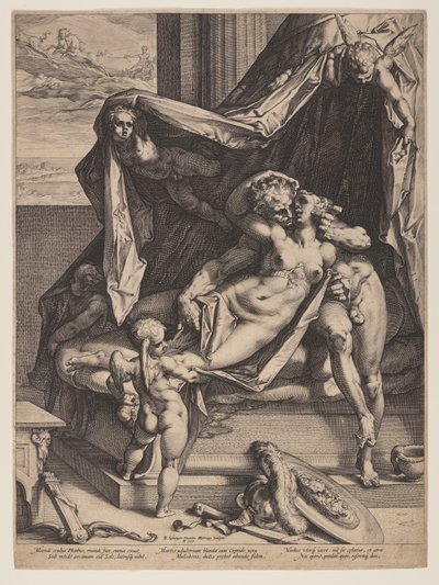Marte e Venere da Hendrick Goltzius
