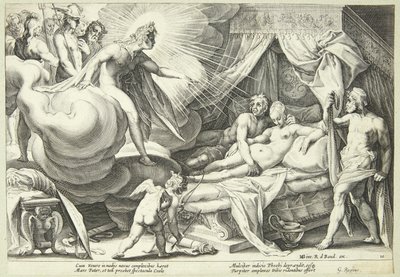 Marte e Venere sorpresi da Hendrick Goltzius