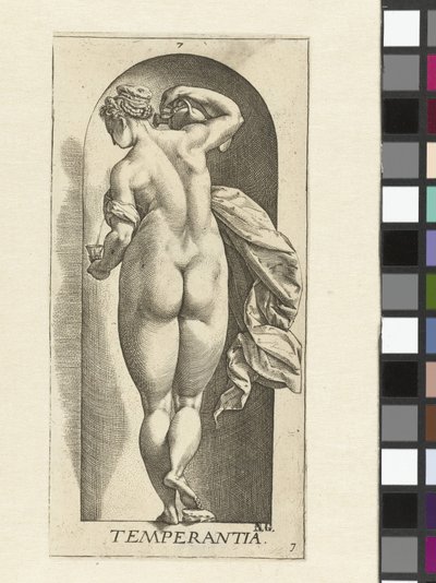 Temperanza da Hendrick Goltzius