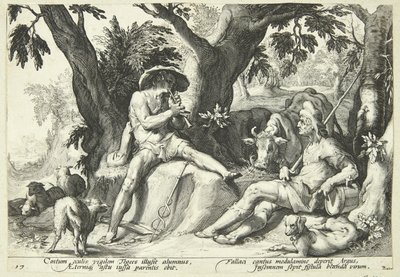 Mercurio Addormenta Argo da Hendrick Goltzius