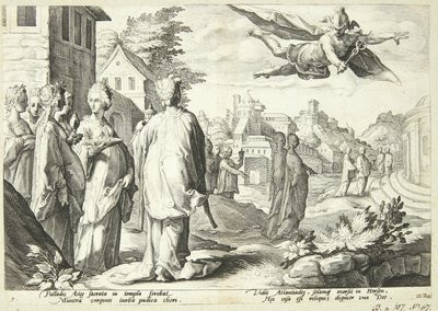Mercurio si Innamora di Herse da Hendrick Goltzius