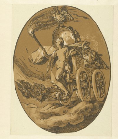 Nox (serie: Dei e dee) da Hendrick Goltzius