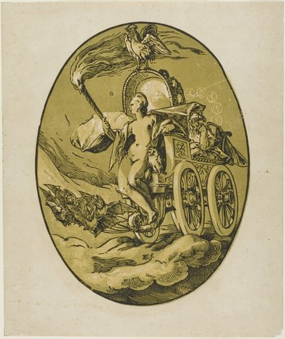 Nox, tavola sette da Demogorgon e le Divinità da Hendrick Goltzius