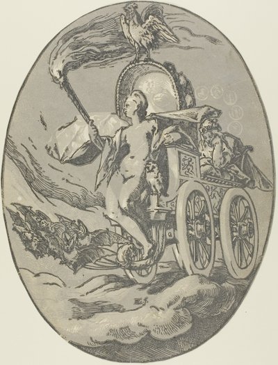 Nox, tavola sette da Demogorgon e le Divinità da Hendrick Goltzius