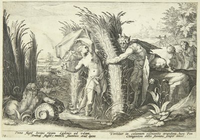 Pan e Siringa da Hendrick Goltzius