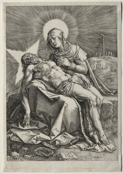 Pietà da Hendrick Goltzius