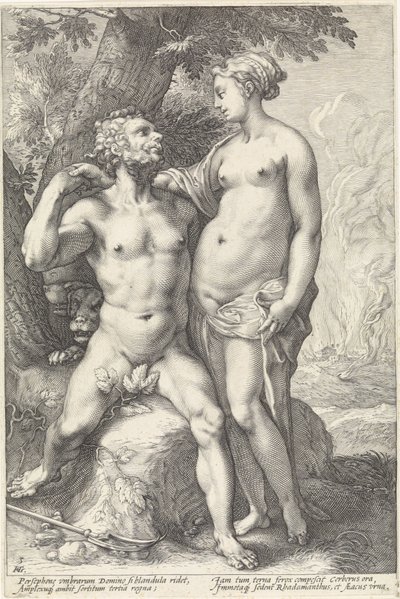 Plutone e Proserpina da Hendrick Goltzius