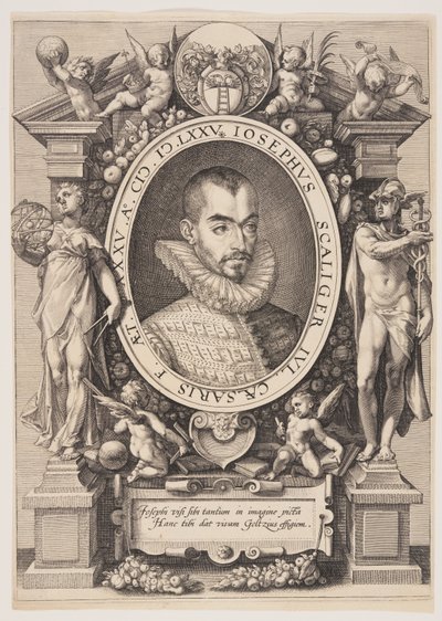 Ritratto di Josephus Justus Scaliger da Hendrick Goltzius