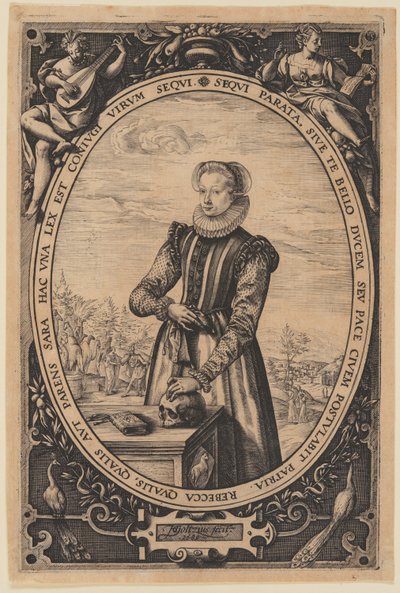 Ritratto di Josina Hamels da Hendrick Goltzius
