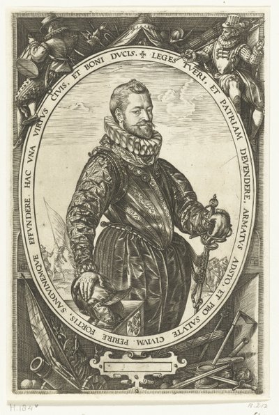 Ritratto di Jacques de la Faille da Hendrick Goltzius