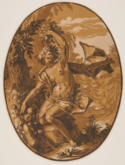 Proserpina, da Le divinità da Hendrick Goltzius