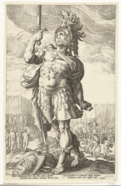 Publio Orazio da Hendrick Goltzius