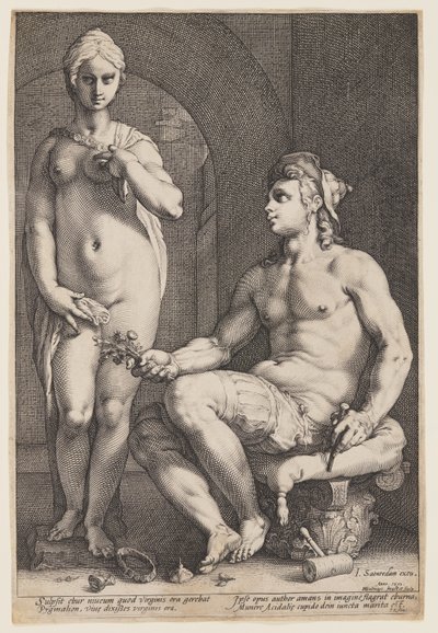 Pigmalione e Galatea da Hendrick Goltzius