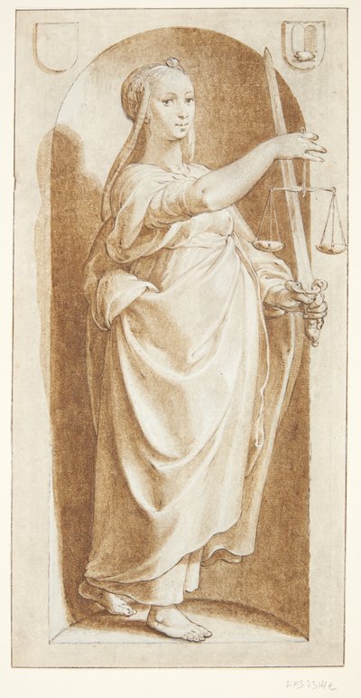 Giustizia da Hendrick Goltzius