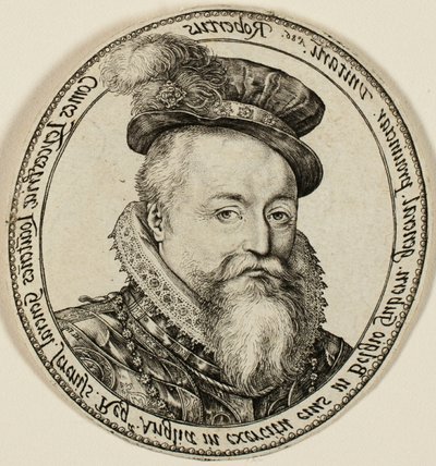 Robert Dudley, Conte di Leicester (1532-1588), nobile inglese, Governatore Generale delle Province Unite nel 1585-87 da Hendrick Goltzius