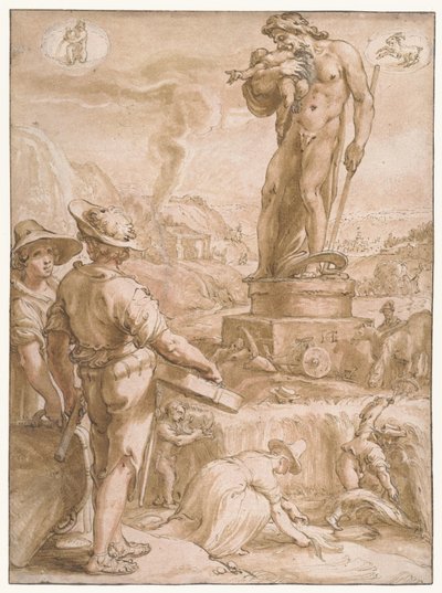 Saturno da Hendrick Goltzius