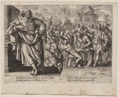 San Bartolomeo da Hendrick Goltzius