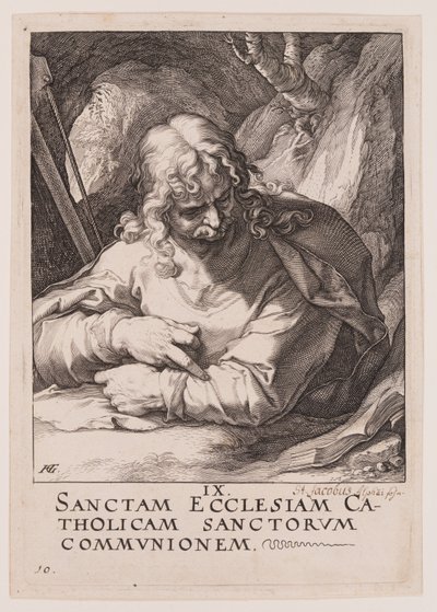 San Giacomo il Minore, da Cristo, gli Apostoli e San Paolo con il Credo da Hendrick Goltzius