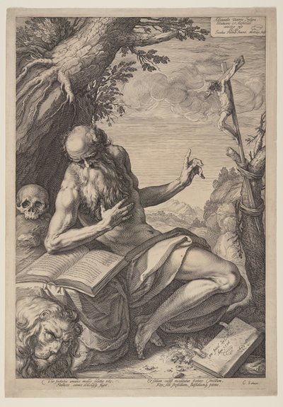 San Girolamo da Hendrick Goltzius