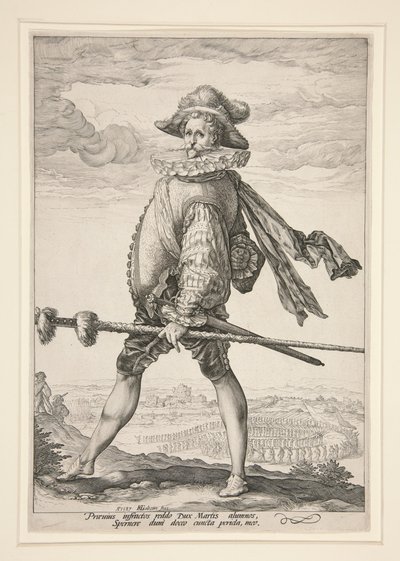 Il capitano della fanteria da Hendrick Goltzius