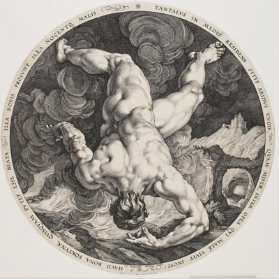 I quattro disgraziati - Tantalo da Hendrick Goltzius